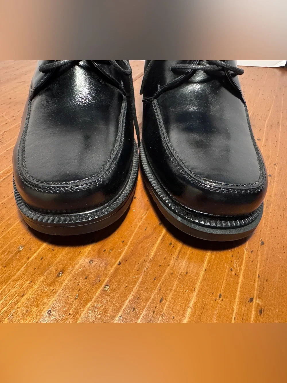 CONSTEP Leather Elevator Lace Up Oxford Lift Shoes - Men's Size 40 - Black